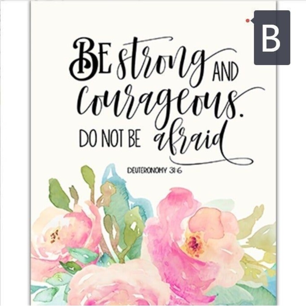 2Pcs/pack Motivational Bible Verse Wall Art Positive Quotes Christian Wall Decor
